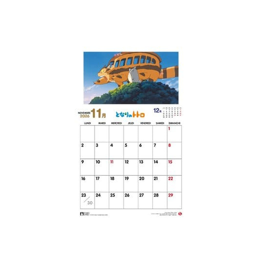 Product image My Neighbor Totoro Calendar 2026 *French Version*