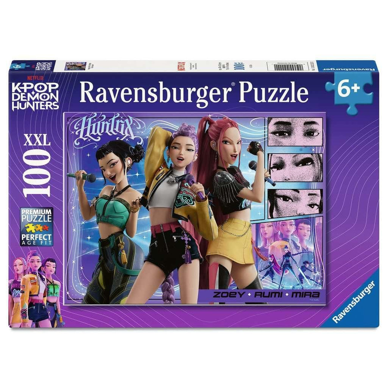Product image KPop Demon Hunters kids' puzzle Happy fans, happy Honmoon! (100 XXL pieces)