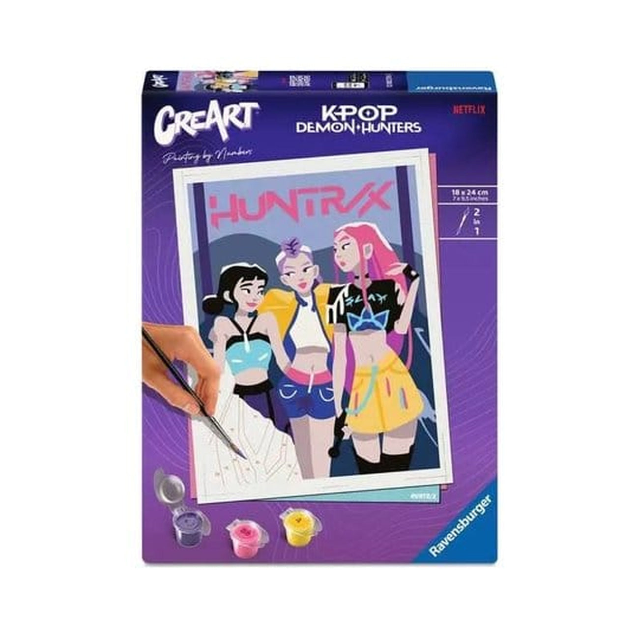 Product image KPop Demon Hunters CreArt Paint by Numbers Set Huntrix