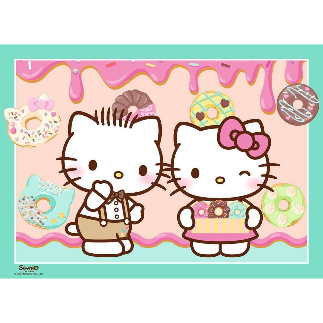 Product image Hello Kitty Puzzles 4-Pack Let’s Go, Hello Kitty! (4x100 Pieces)