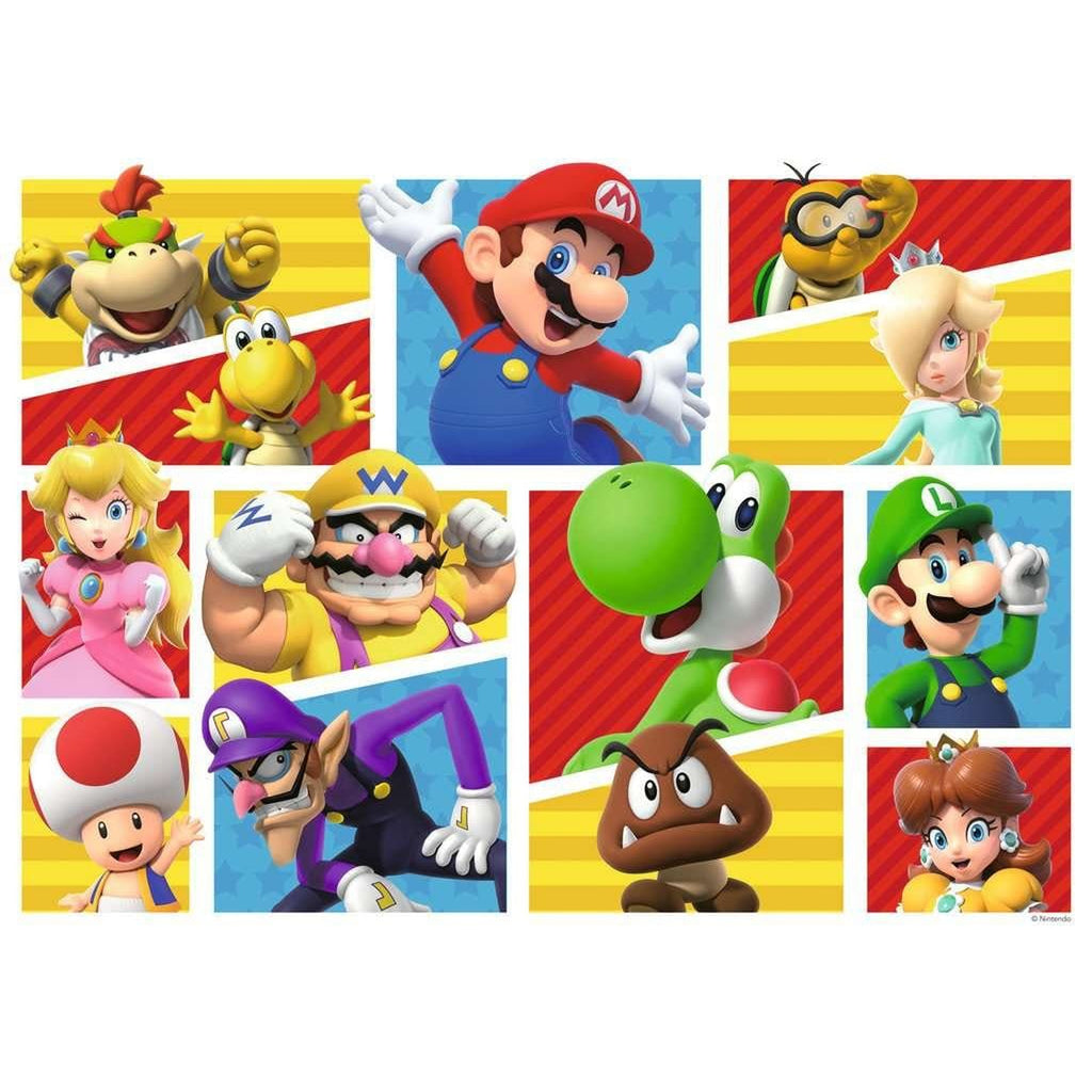 Product image Super Mario Giant Floor Puzzle Mario’s Friends and Foes (125 Pieces)