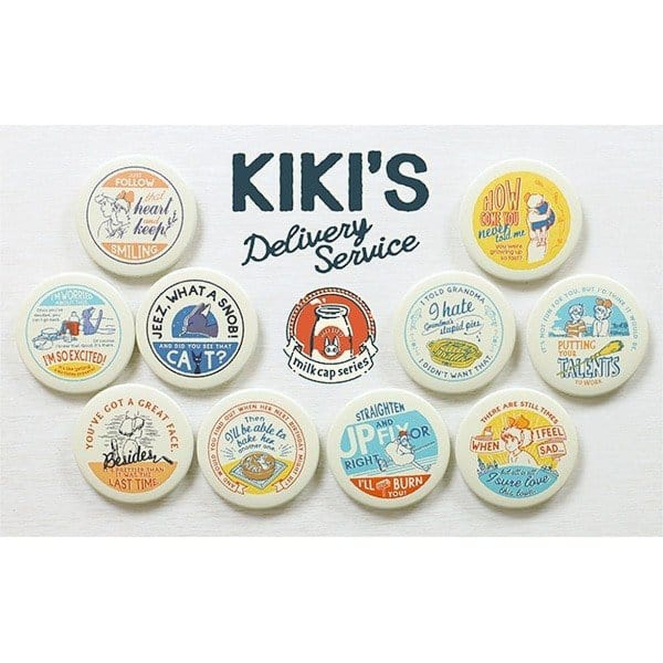 Product image Kiki's Delivery Service Vintage 6 cm Badge Blind Box Assortment (10)