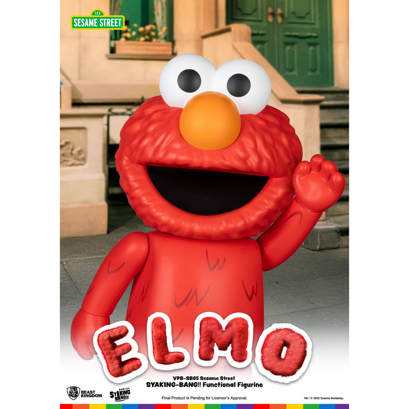 Product image Sesame Street Syaking Bang Vinyl Money Bank Elmo 47 cm