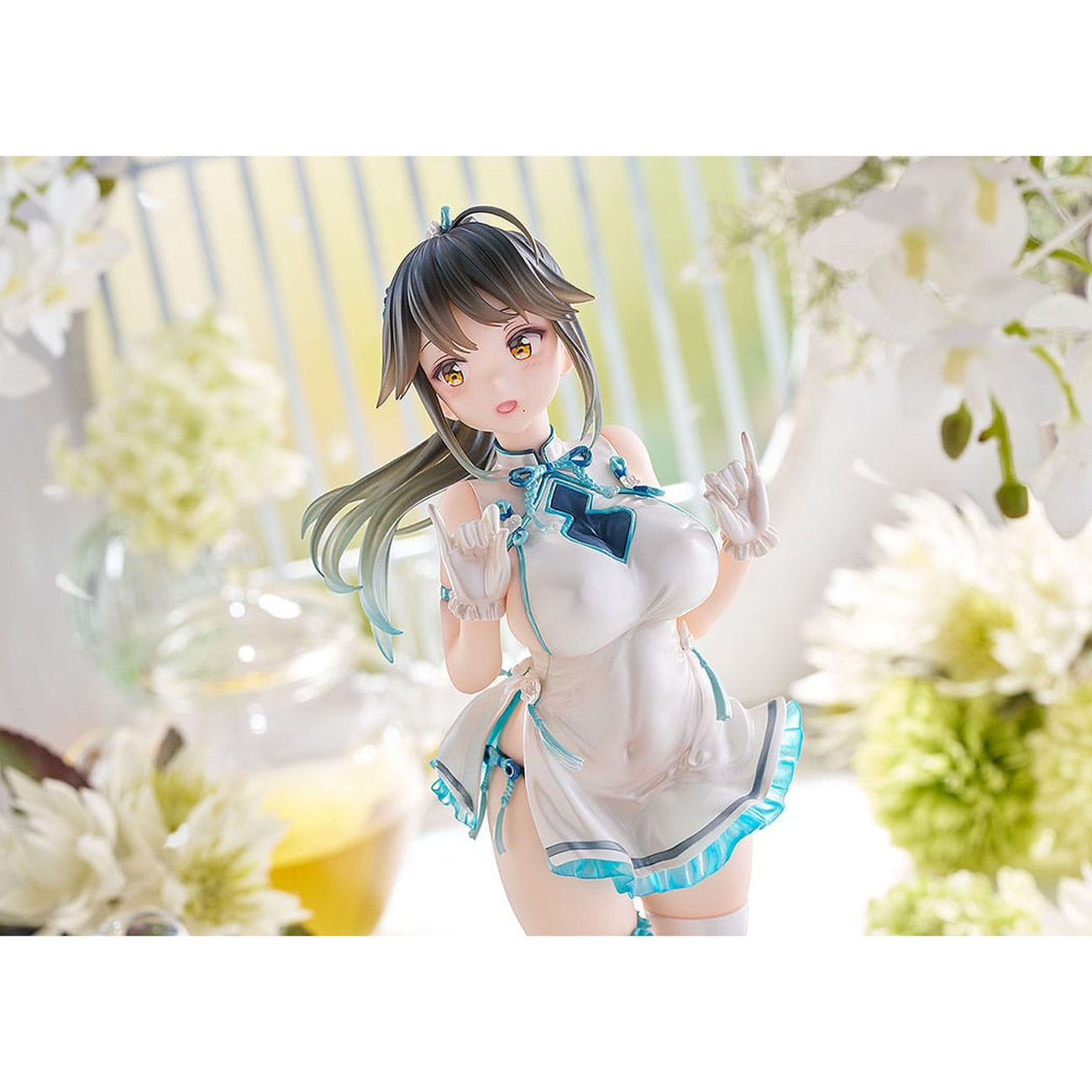 Product image Avian Romance Pink Label 5 PVC Statue 1/6 Ponytail Girl: Qipao 29 cm