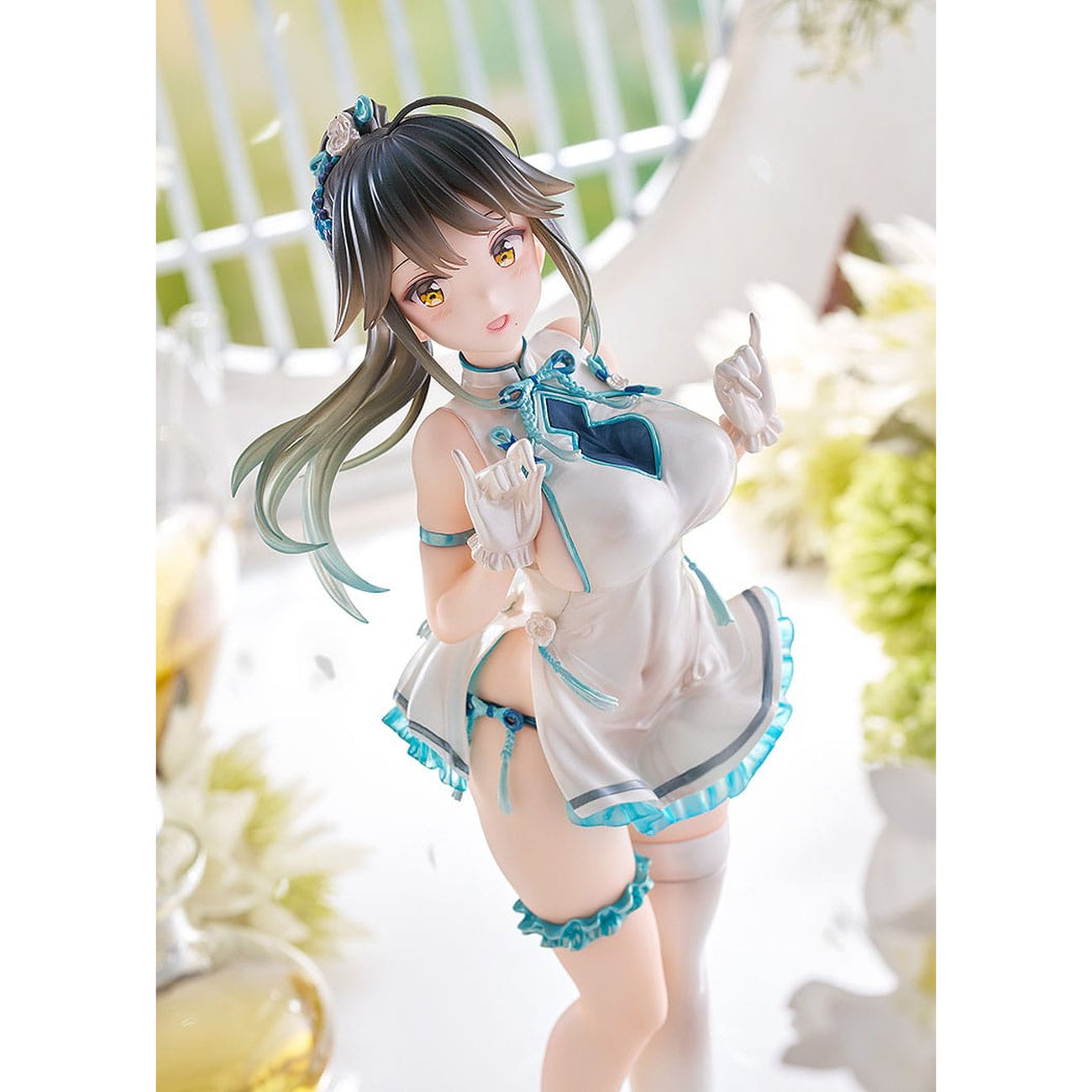 Product image Avian Romance Pink Label 5 PVC Statue 1/6 Ponytail Girl: Qipao 29 cm
