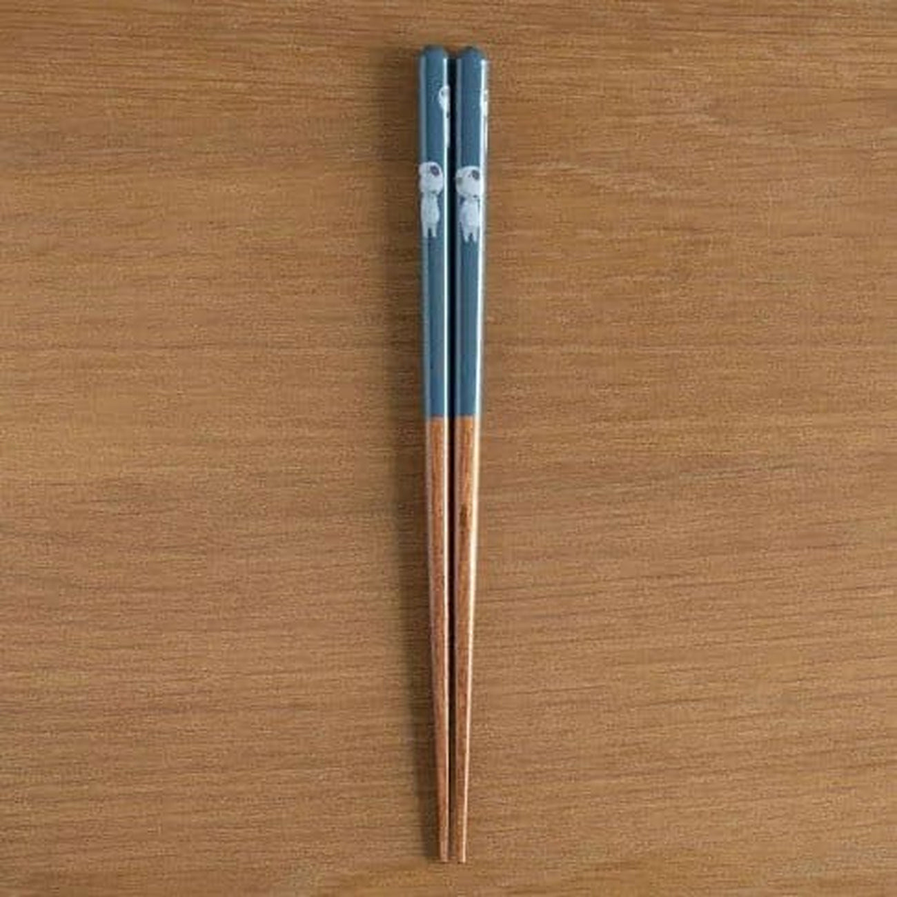 Product image Studio Ghibli lacquered chopsticks Princess Mononoke Kodama dark blue 21 cm