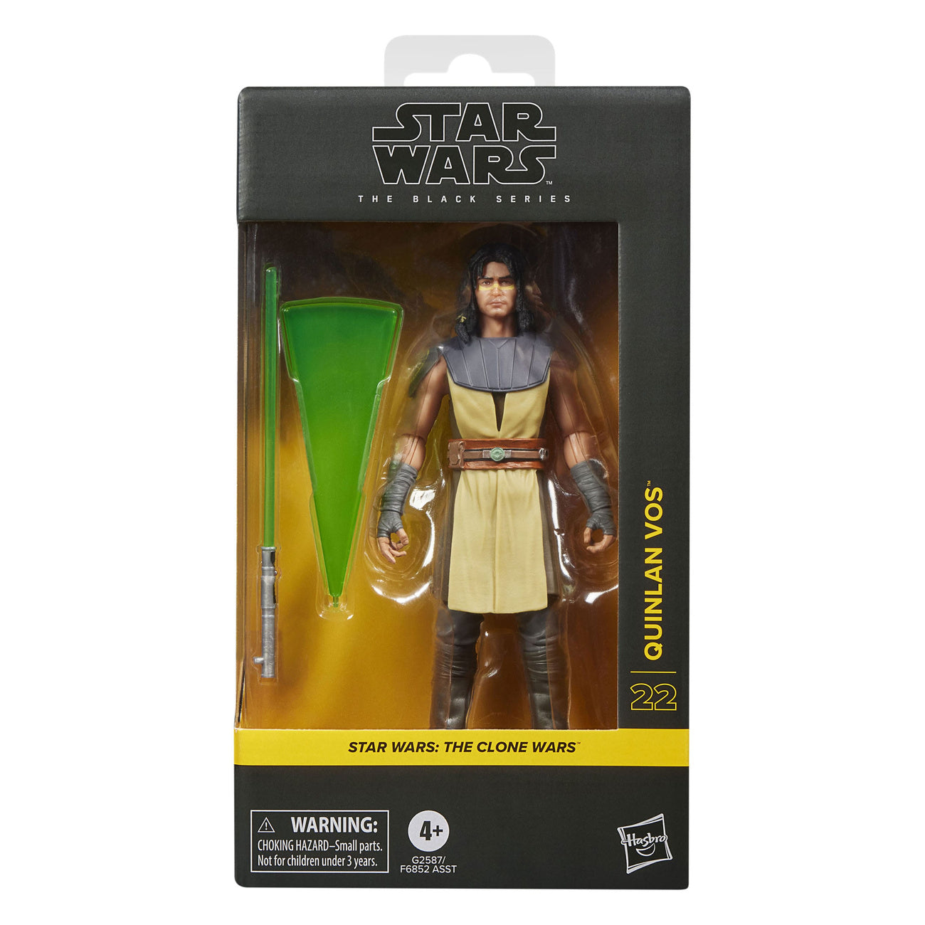 Product image Star Wars: The Clone Wars Black Series Action Figure Quinlan Vos 15 cm
