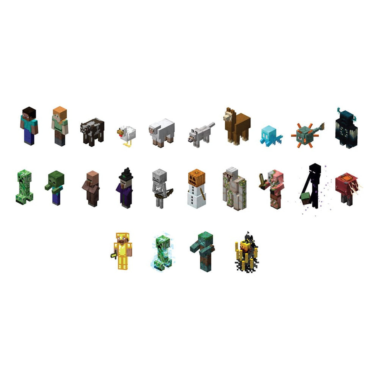Product image Minecraft 3D Toppeez 6 cm Assortment (24)