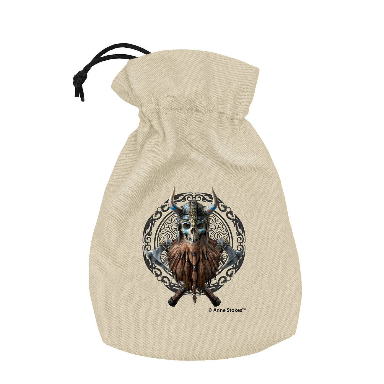 Product image Anne Stokes Dice Bag Viking Skull