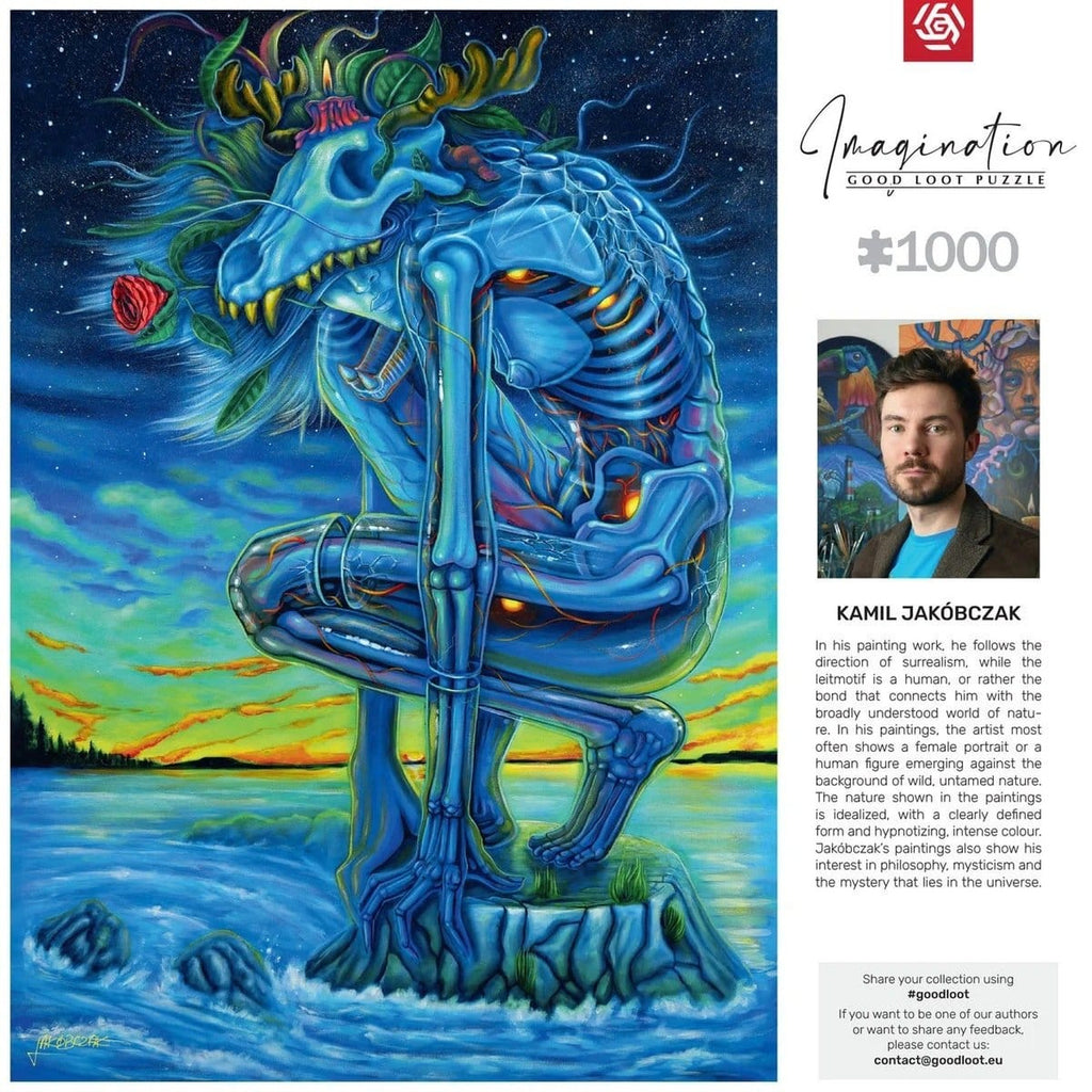 Product image Imagination Series Puzzle Kamil Jakóbczak Bialy Wilk (1000 pieces)