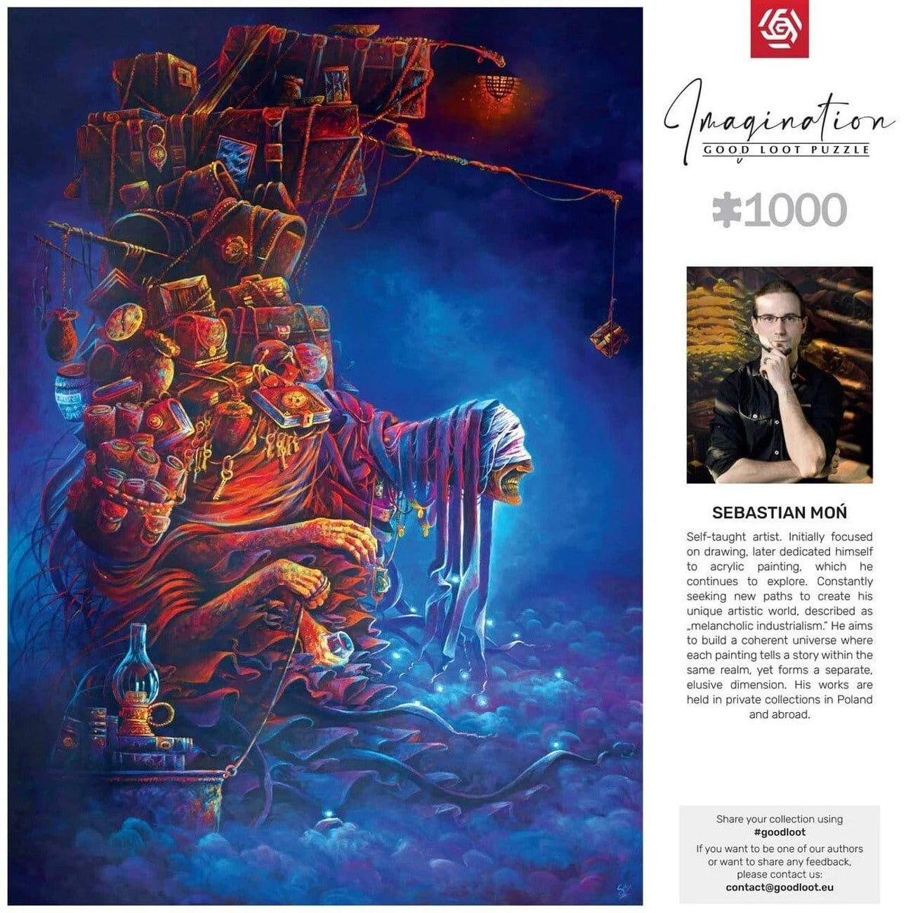 Product image Imagination Series Puzzle Sebastian Mon Ciezar doswiadczen (1000 pieces)