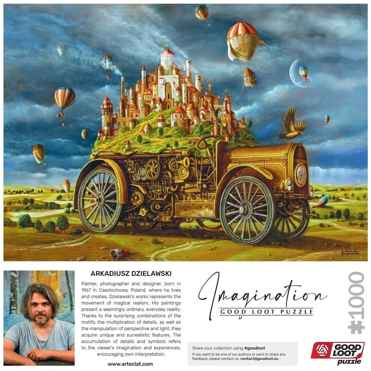 Product image Imagination Series Puzzle Arkadiusz Dzielawski Wielka przeprowadzka (1000 pieces)