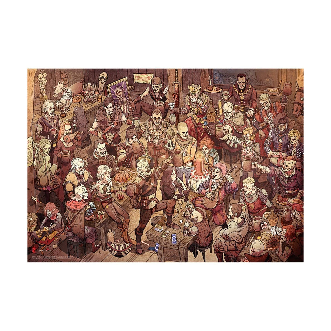 Product image The Witcher Puzzle Birthday (1000 pieces)