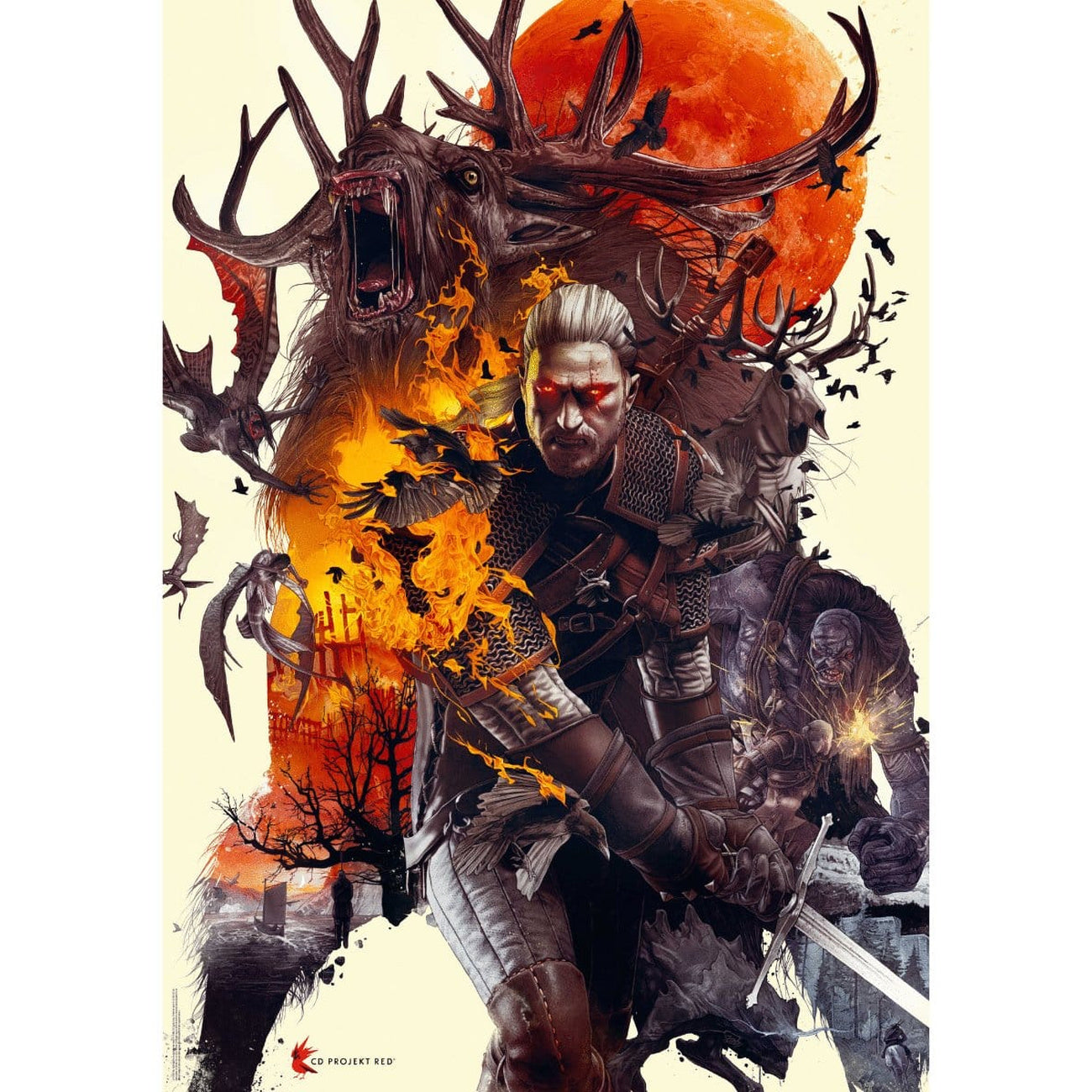Product image The Witcher Puzzle Monsters (1000 pieces)