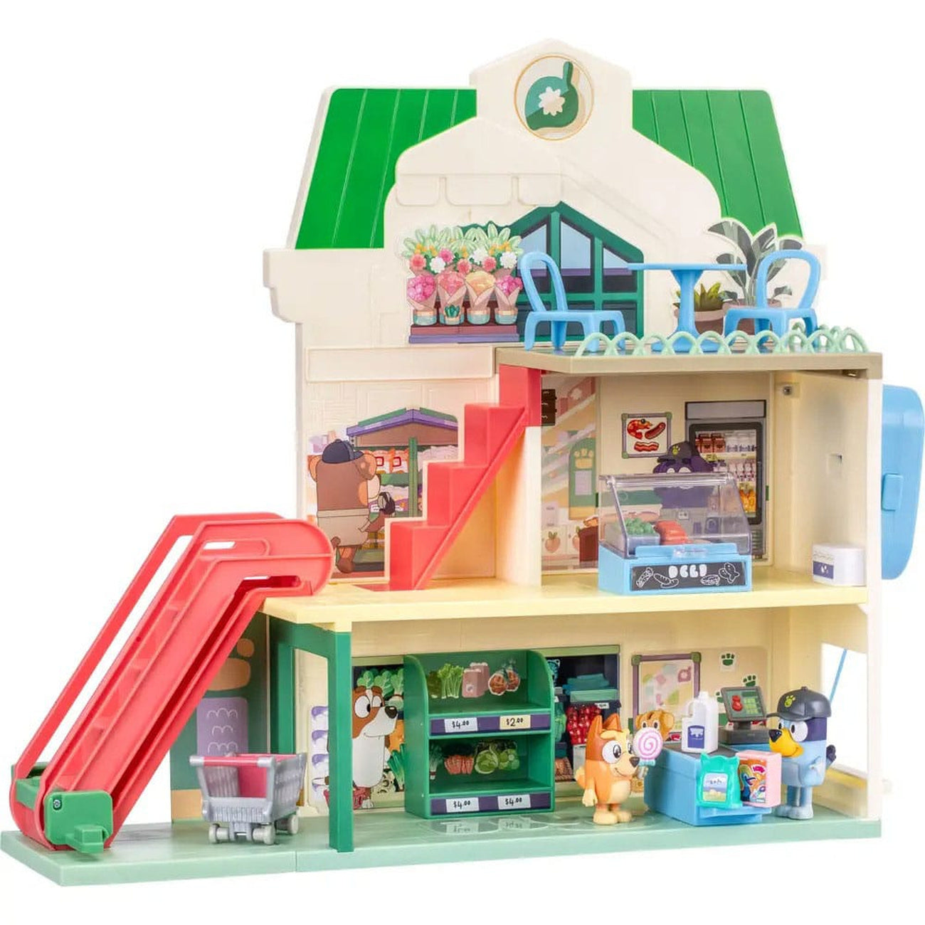 Product image Bluey Mini Figures Playset Bluey Let's Play Chef Supermarket