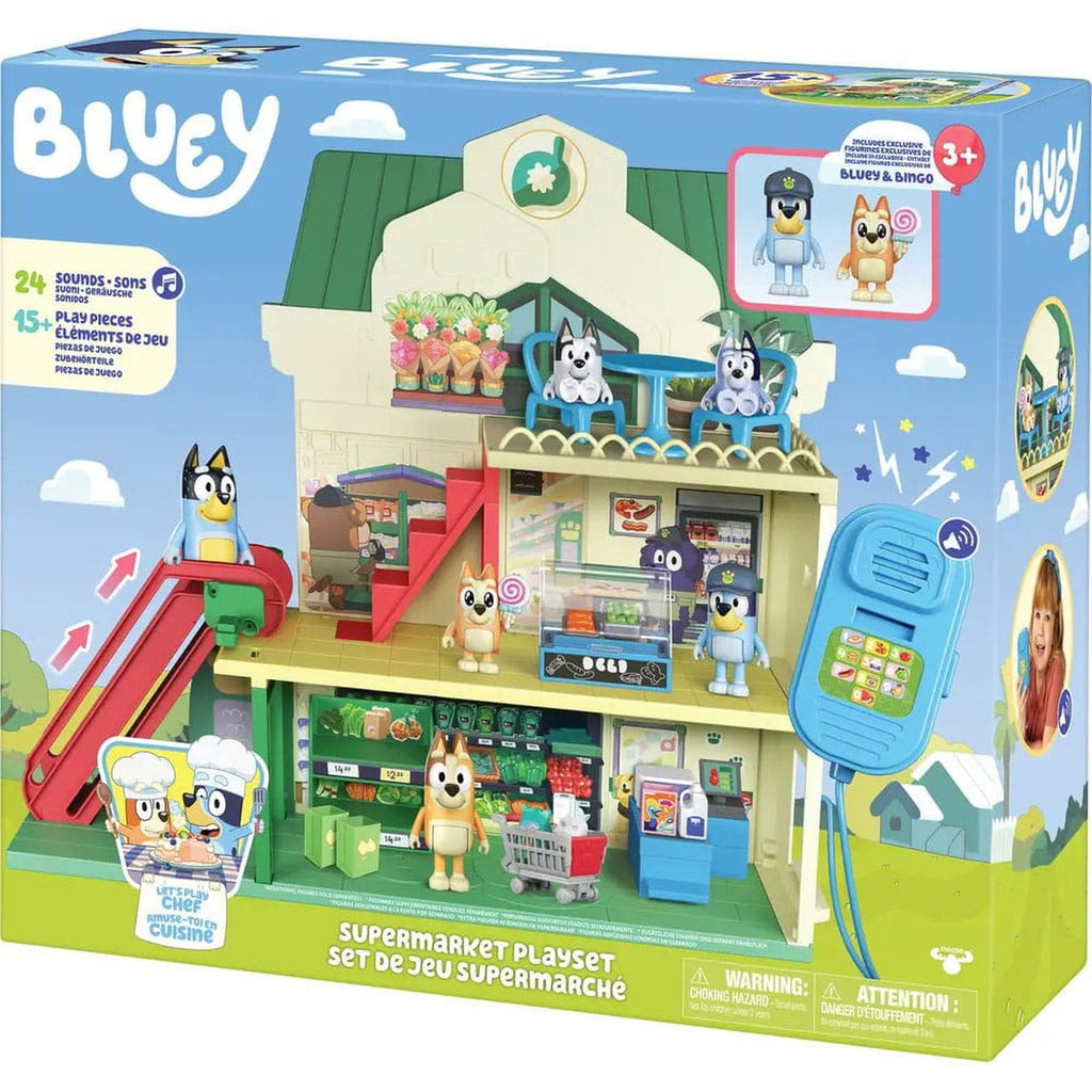 Product image Bluey Mini Figures Playset Bluey Let's Play Chef Supermarket