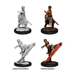 Product image D&D Nolzur's Marvelous Miniatures Unpainted Miniatures Male Half-Elf Monk Master Carton (6)
