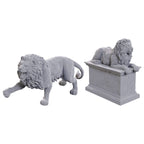 Product image WizKids Deep Cuts Miniatures unpainted 2-pack Stone Lion