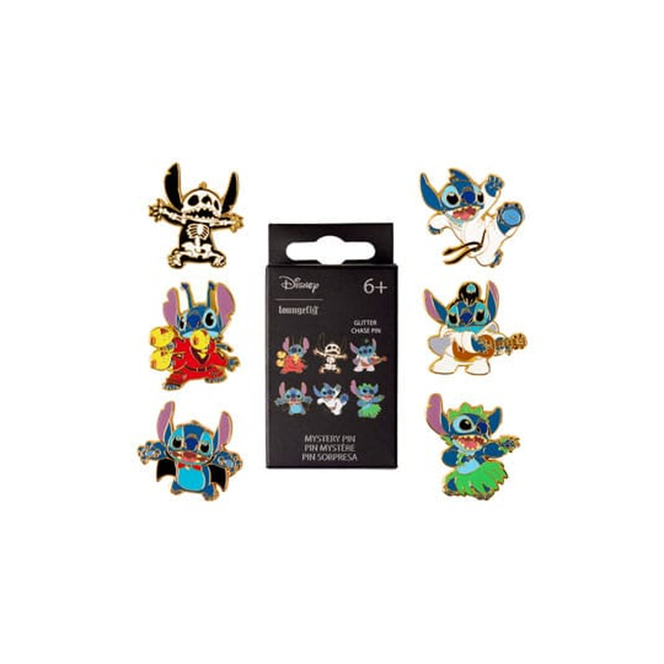 Product image Disney by Loungefly Enamel Pins Blind Box Web Stitch Assortment (12)