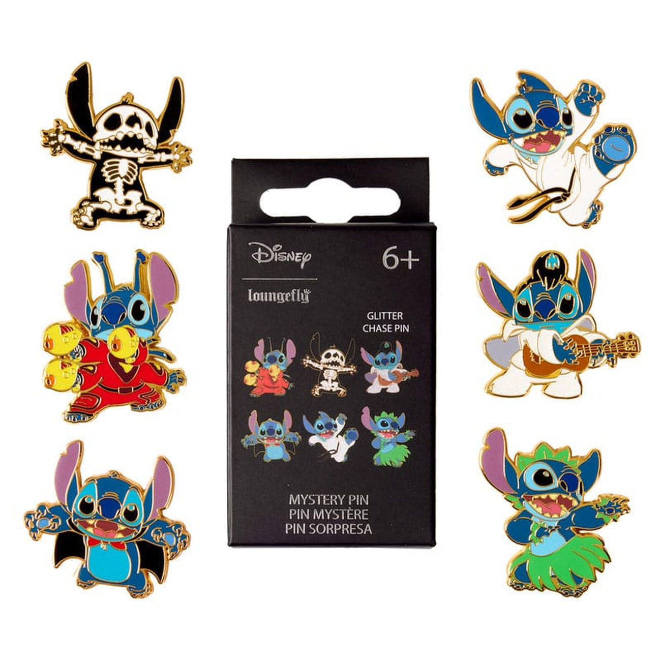 Product image Disney by Loungefly Enamel Pins Blind Box Web Stitch Assortment (12)