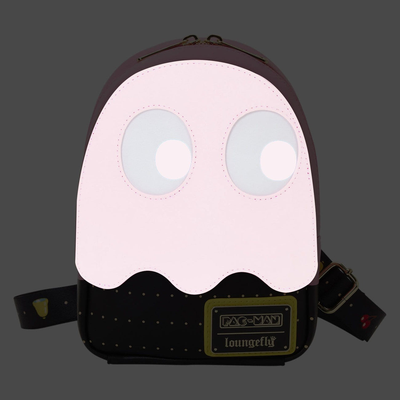 Product image Pac-Man by Loungefly sling chest bag / crossbody bag Pinky Ghost
