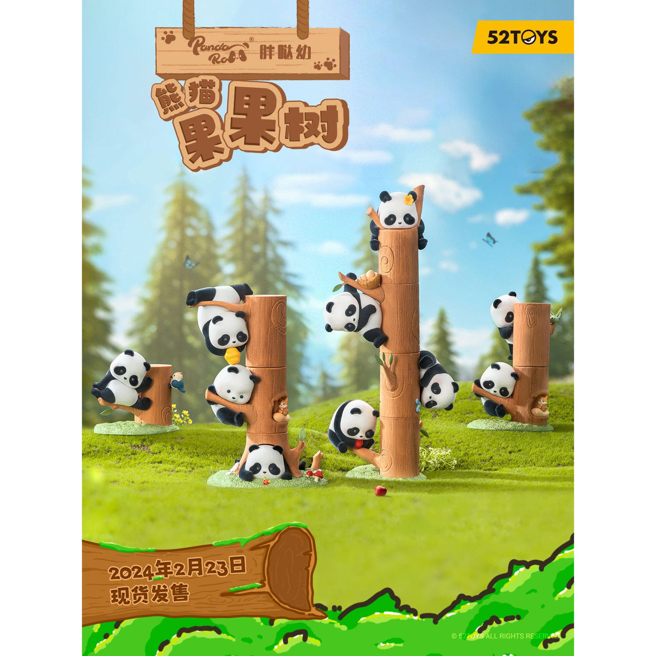 Product image Panda Roll Blind Box Figure Assortment Fruit Tree Climbing 7 cm (8)