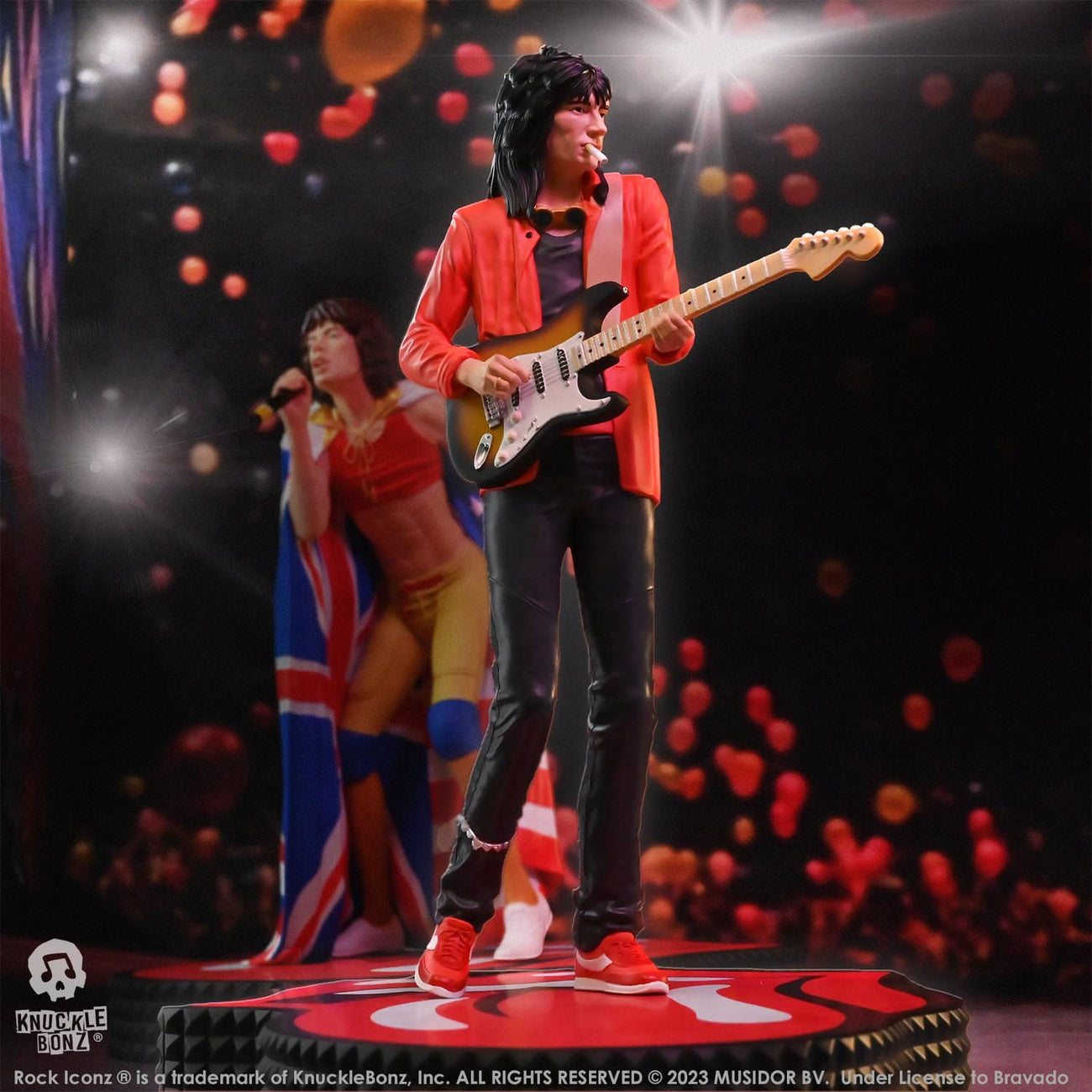 Product image The Rolling Stones Rock Iconz Statue Ronnie Wood (Tattoo You Tour 1981) 22 cm