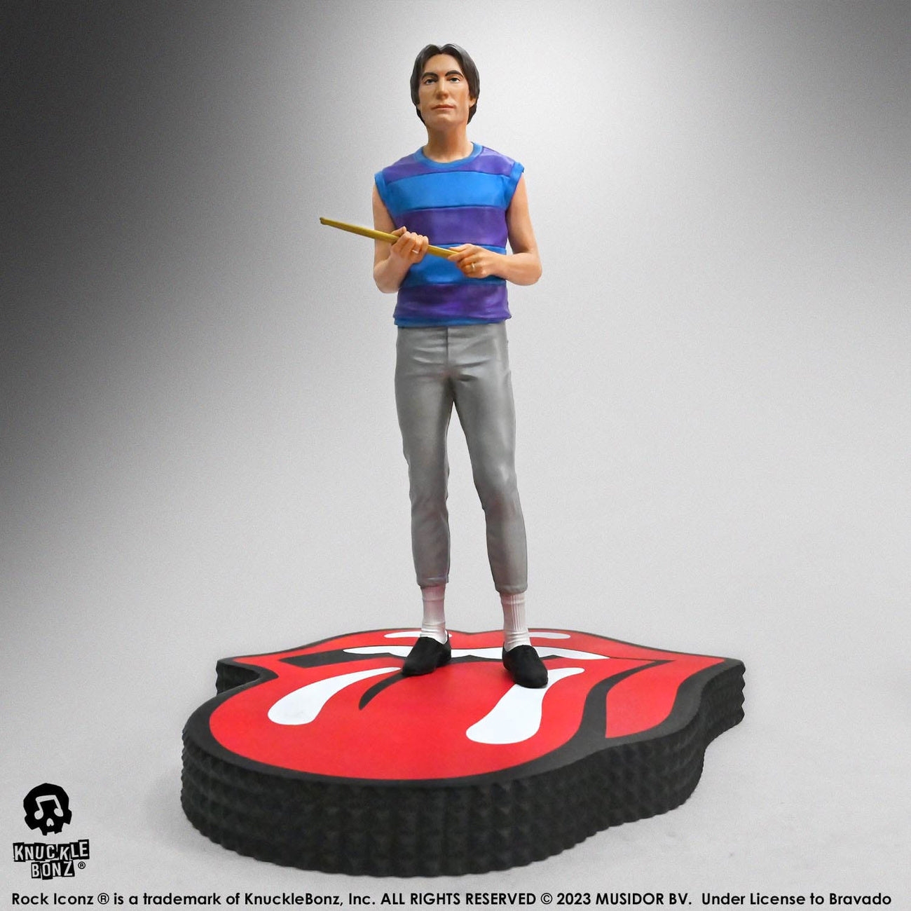 Product image The Rolling Stones Rock Iconz Statue Charlie Watts (Tattoo You Tour 1981) 22 cm