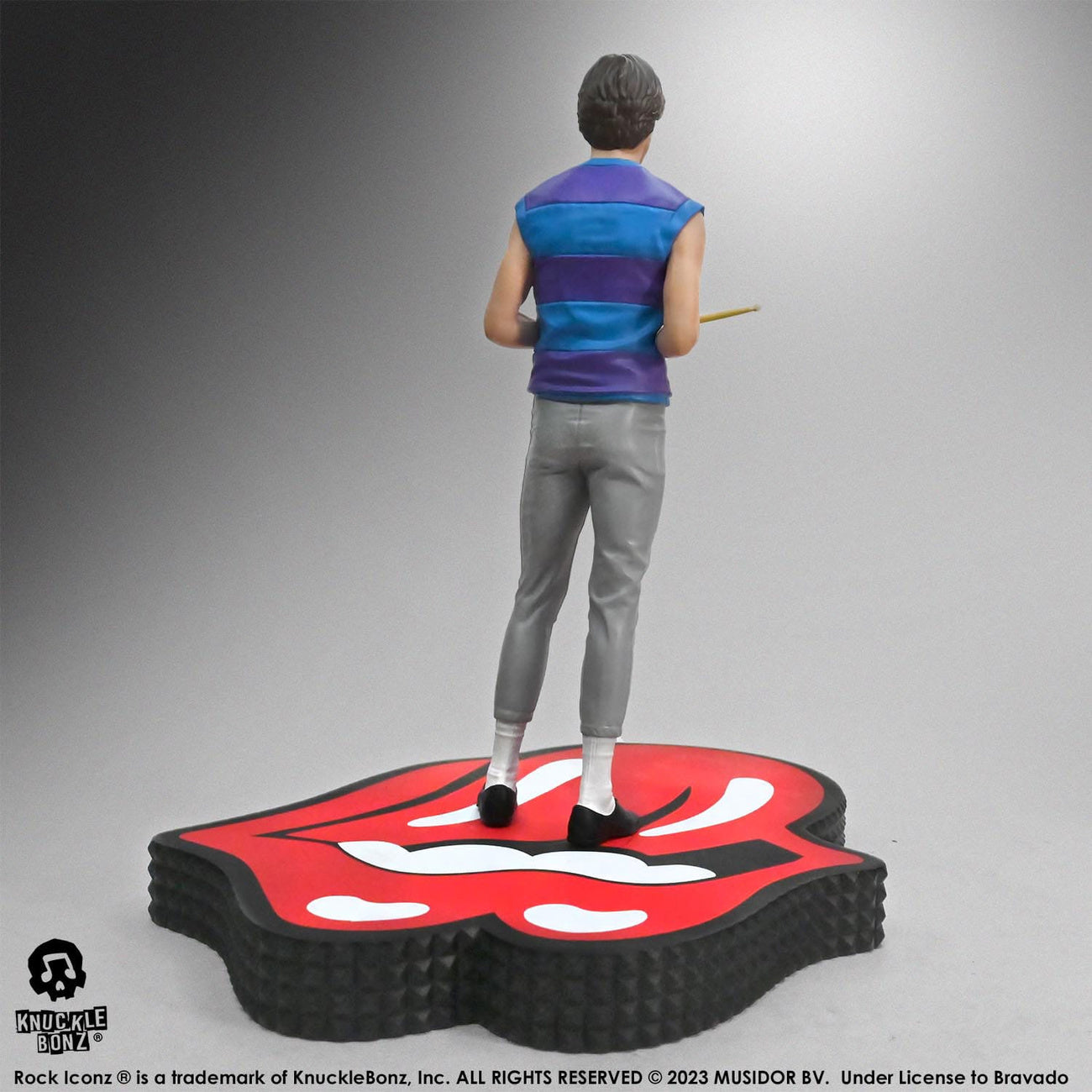 Product image The Rolling Stones Rock Iconz Statue Charlie Watts (Tattoo You Tour 1981) 22 cm