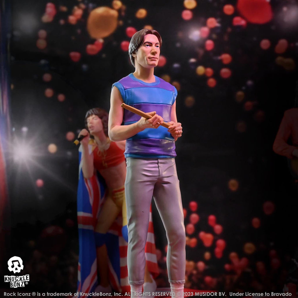 Product image The Rolling Stones Rock Iconz Statue Charlie Watts (Tattoo You Tour 1981) 22 cm