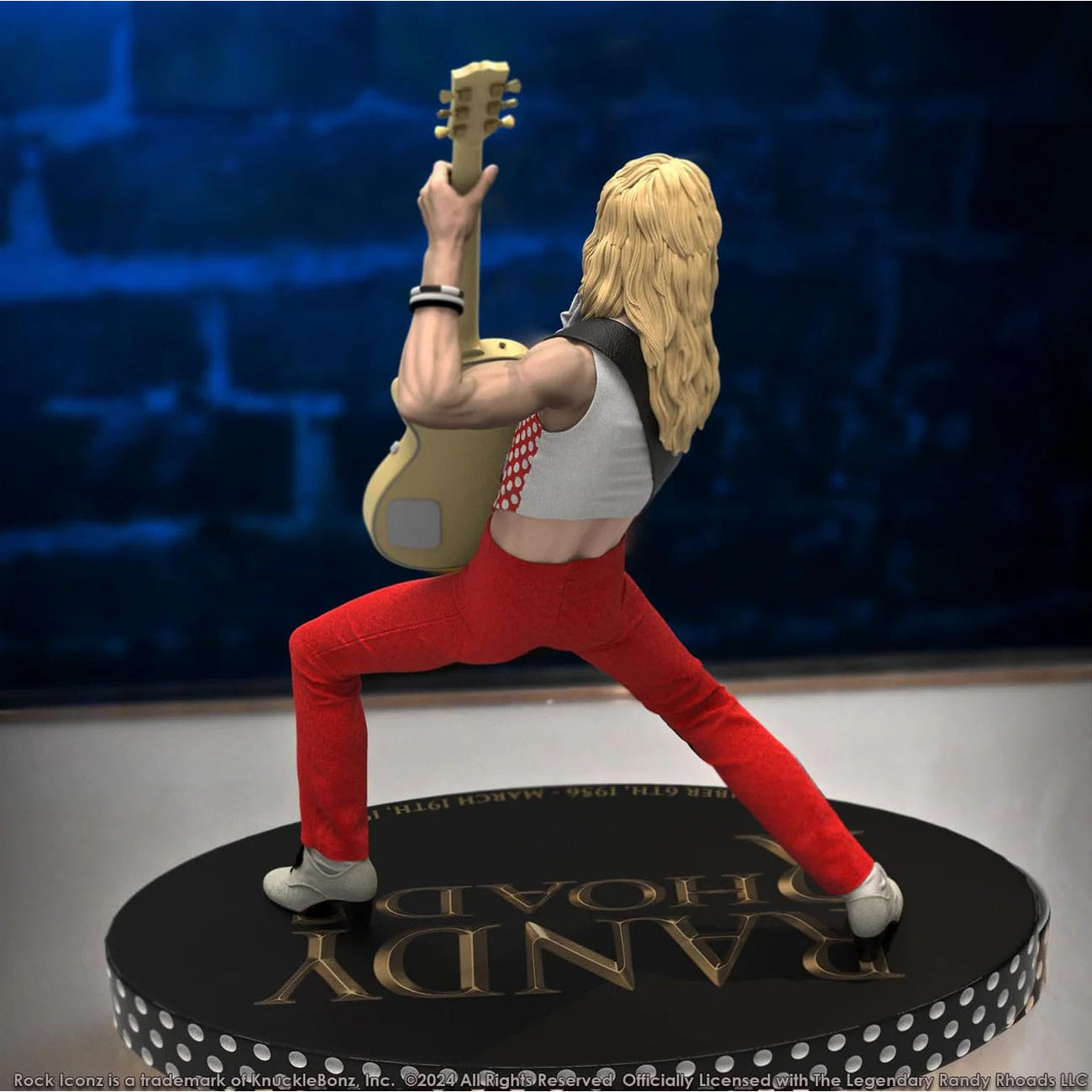 Product image Randy Rhoads IV Rock Iconz Statue The Early Years Red Version 24 cm