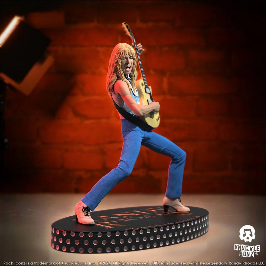 Product image Randy Rhoads IV Rock Iconz Statue The Early Years Blue Version 24 cm