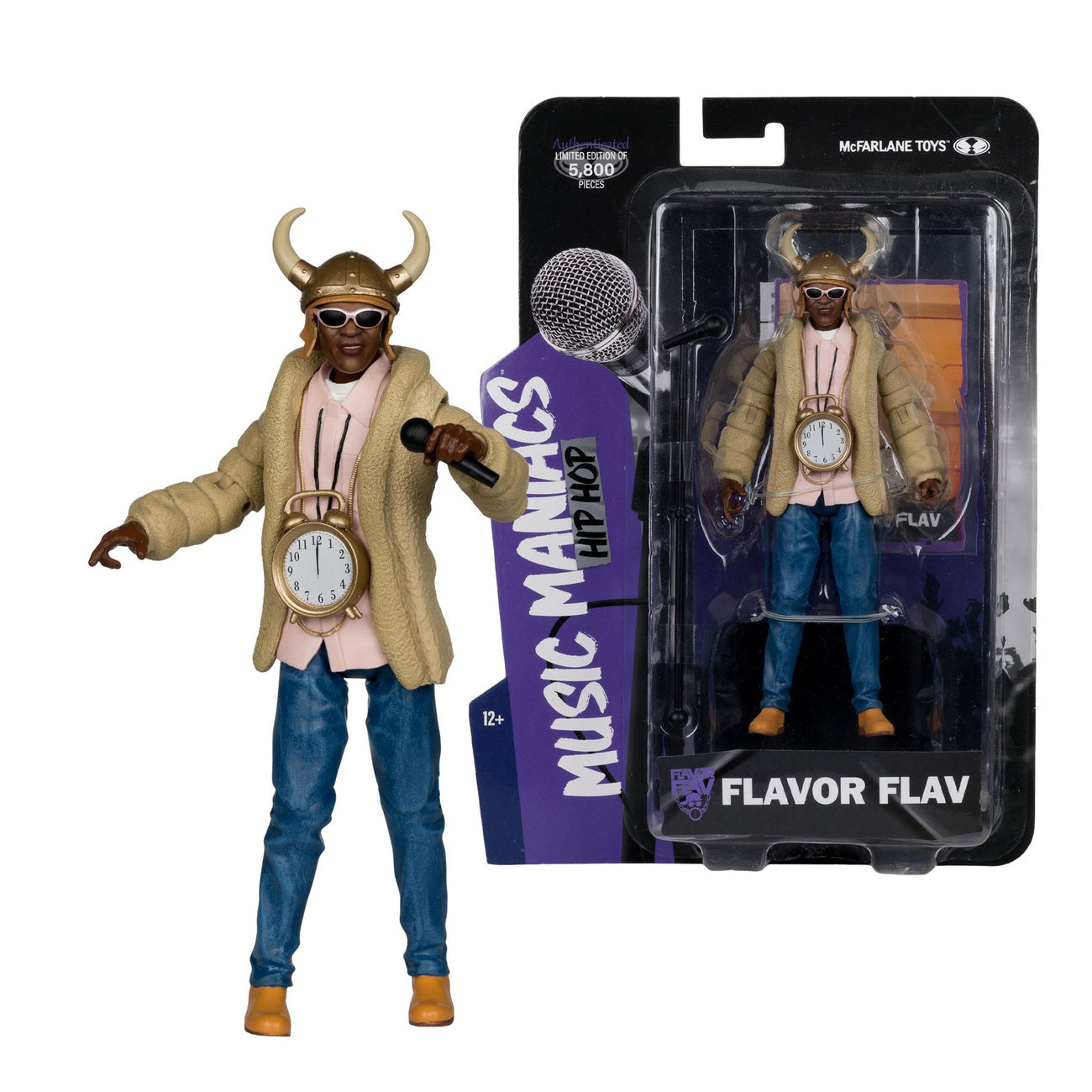 Product image Music Maniacs Hip Hop Action Figure Flavor Flav 16 cm