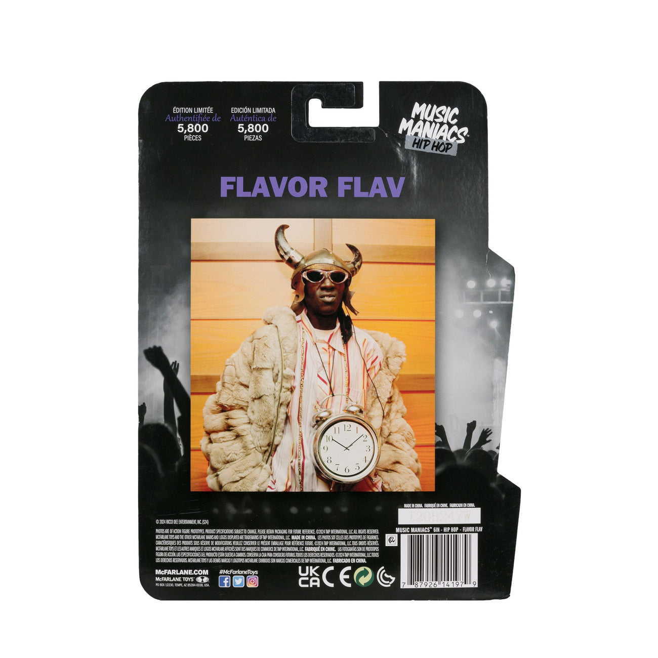 Product image Music Maniacs Hip Hop Action Figure Flavor Flav 16 cm