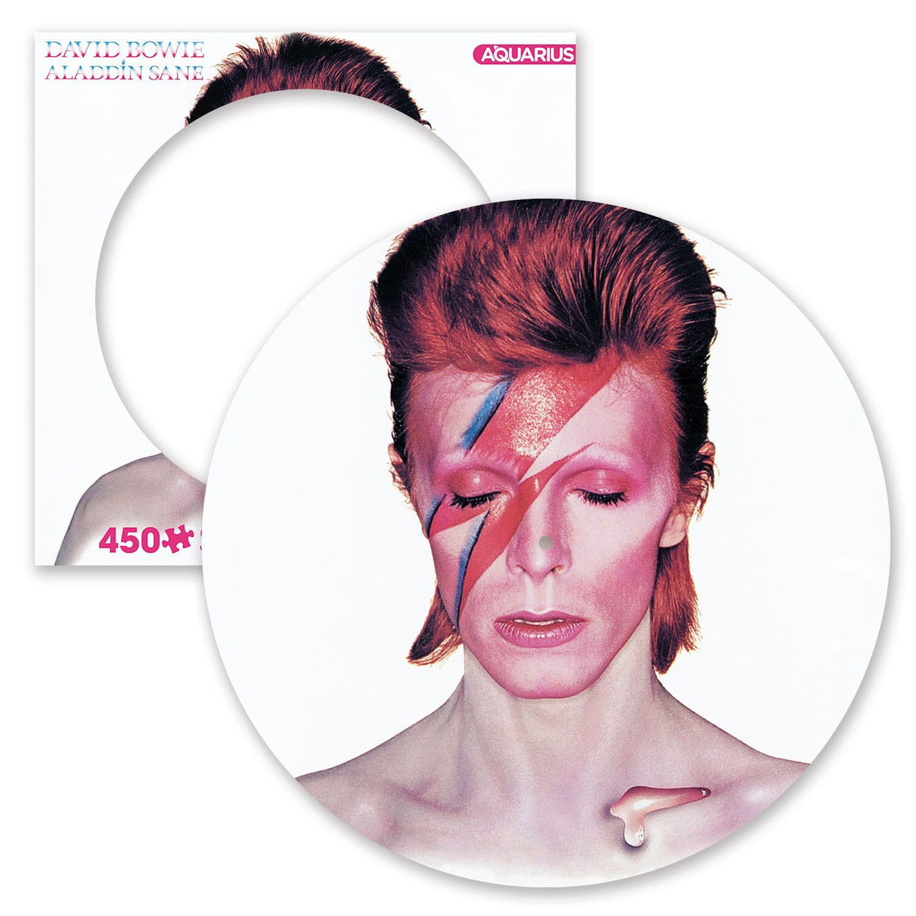 Product image David Bowie – Aladdin Sane 450 Piece Picture Disc Jigsaw Puzzle