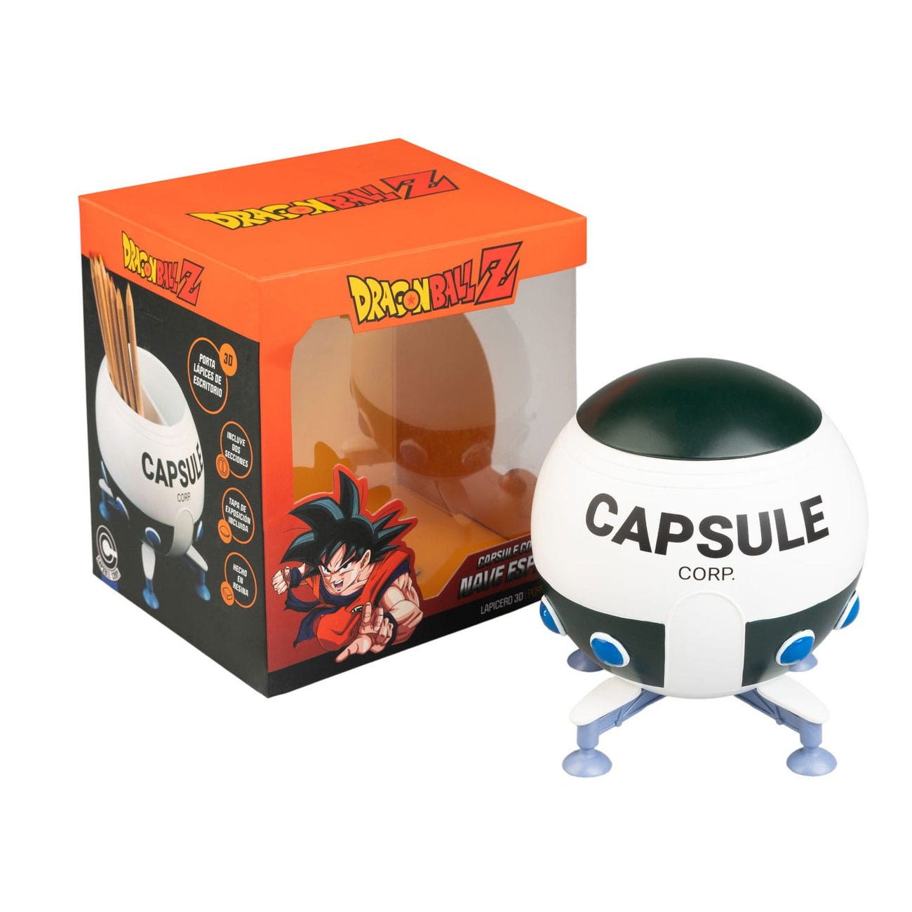 Product image Dragon Ball Z Pen Holder Spaceship Capsule Corp