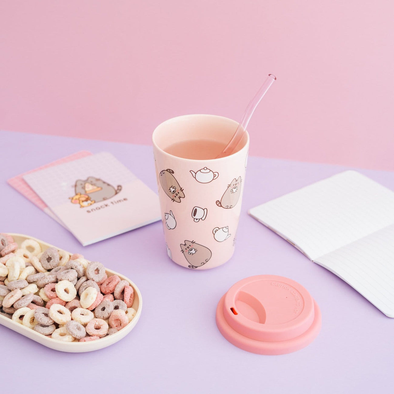 Product image Pusheen Ceramic Mug with Lid 400 ml