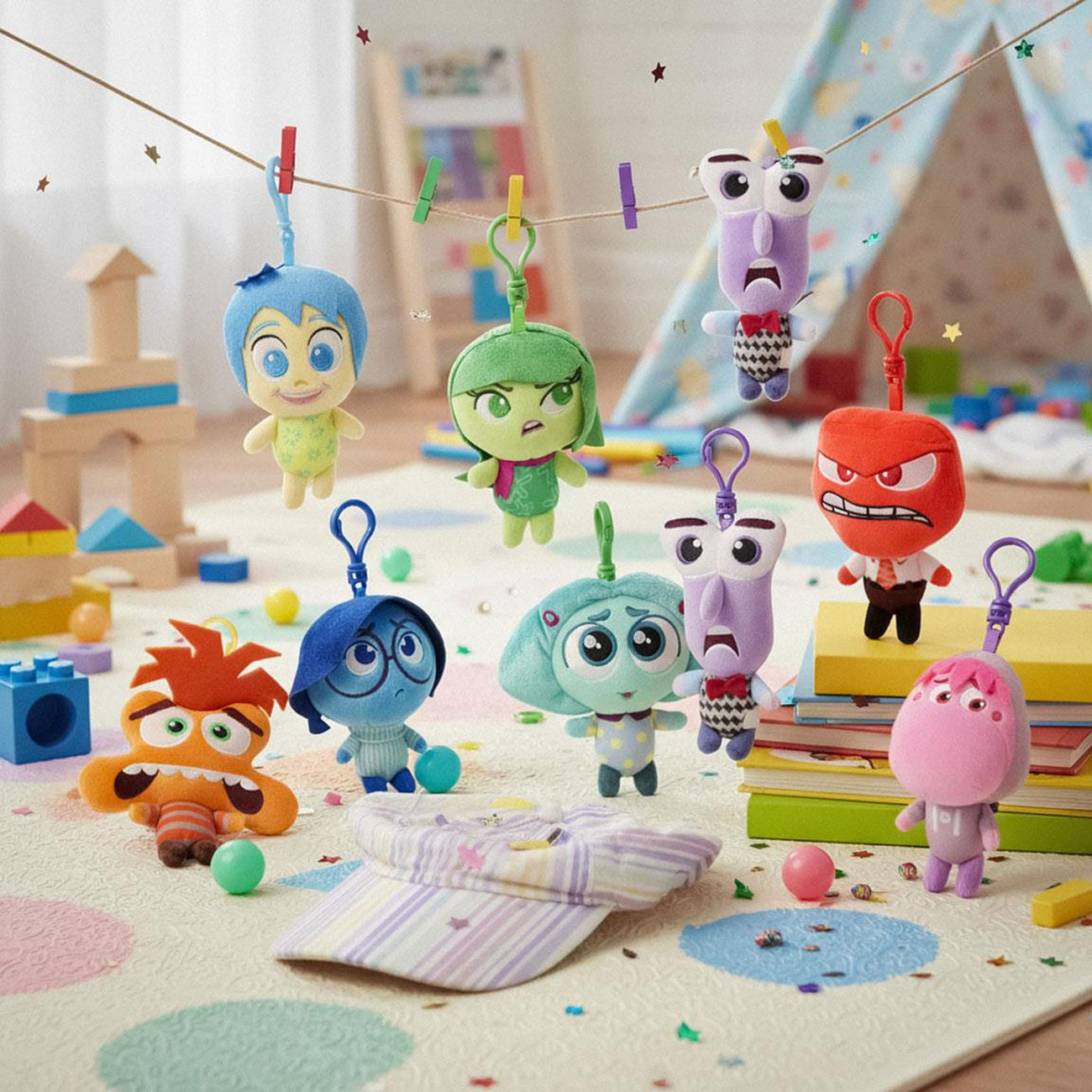 Product image Inside Out Plush Keychain 12 cm Assortment (24)