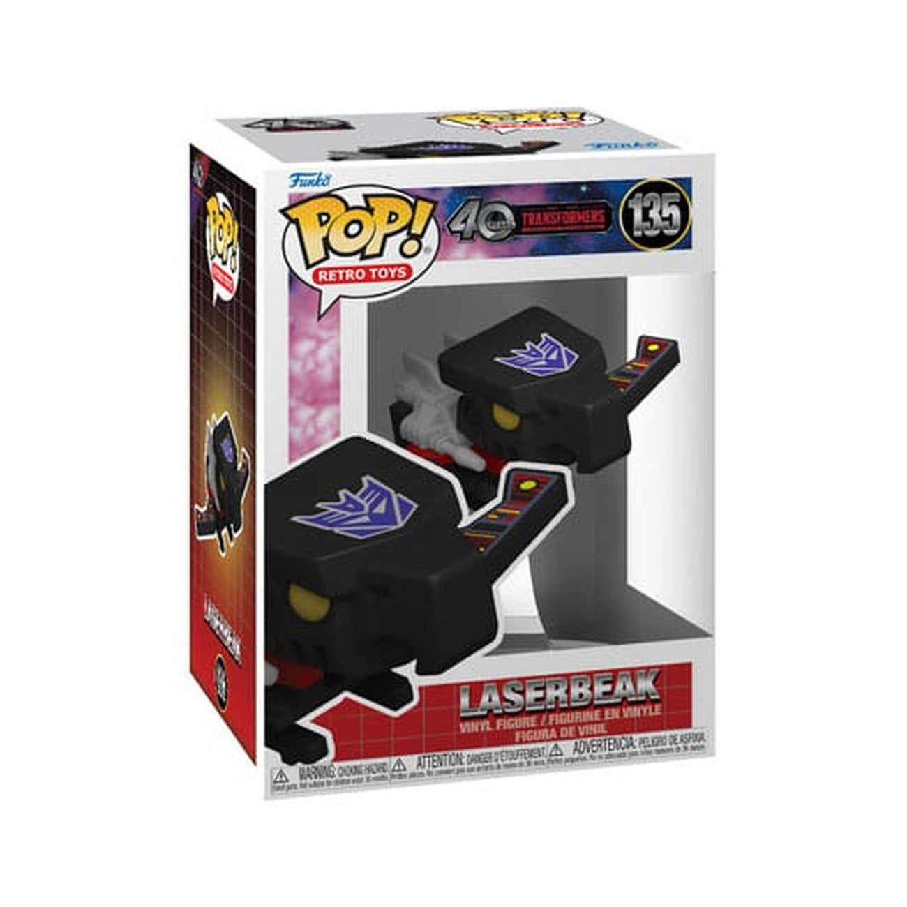 Product image Transformers Retro Series POP! TV Vinyl Figure Laserbeak w/CH 9 cm Assortment (6)