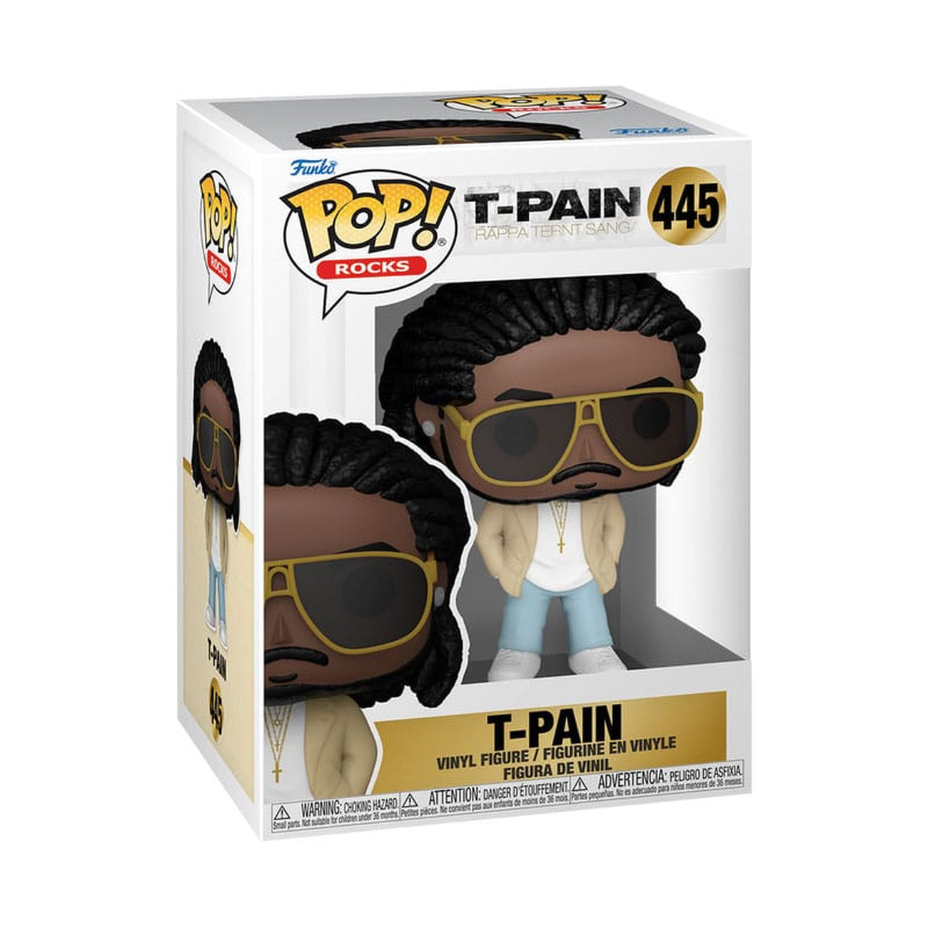 Product image T-Pain POP! Rocks Vinyl Figure T-Pain (Rappa Ternt Sanga) 9 cm