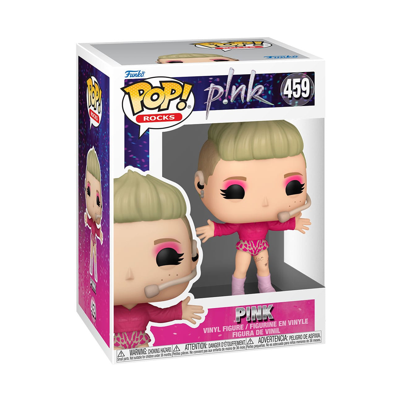 Product image Pink POP! Rocks Vinyl Figure Trustfall Tour 9 cm
