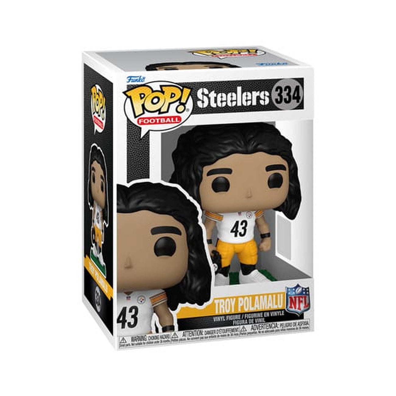 Product image NFL: Legends POP! Sports Vinyl Figure Legends – Troy Polamalu (Steelers) 9 cm
