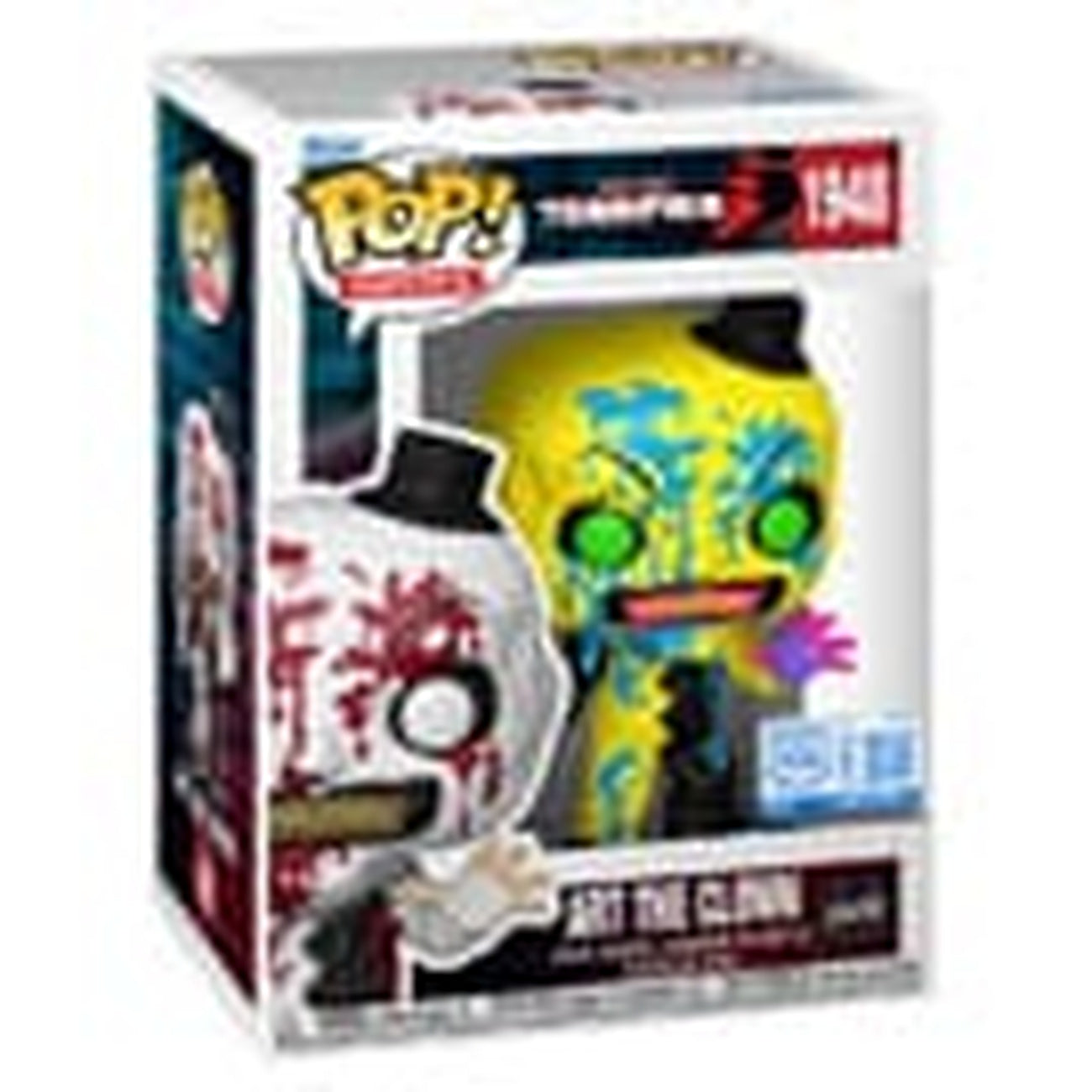 Product image Terrifier POP! Movies Vinyl Figure Art the Clown (BD) w/CH heo exclusive assortment (6) 9 cm