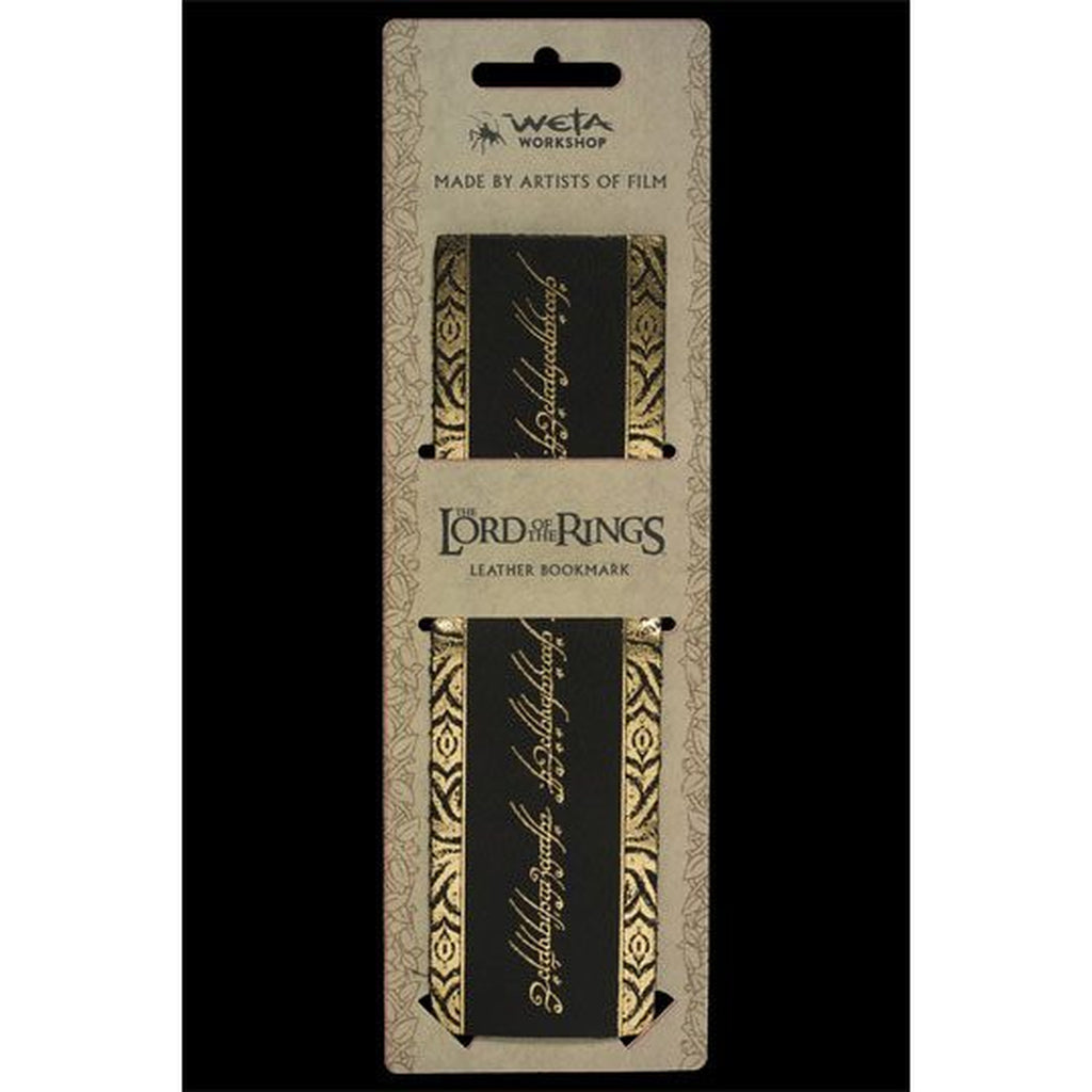 Product image The Lord of the Rings Leather Bookmark The One Ring Inscription