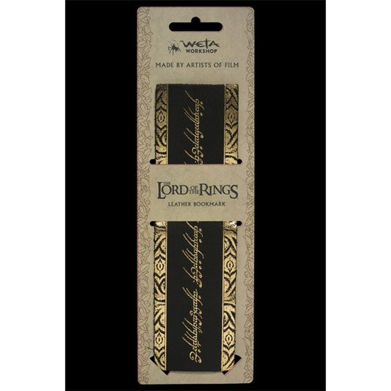 Product image The Lord of the Rings Leather Bookmark The One Ring Inscription