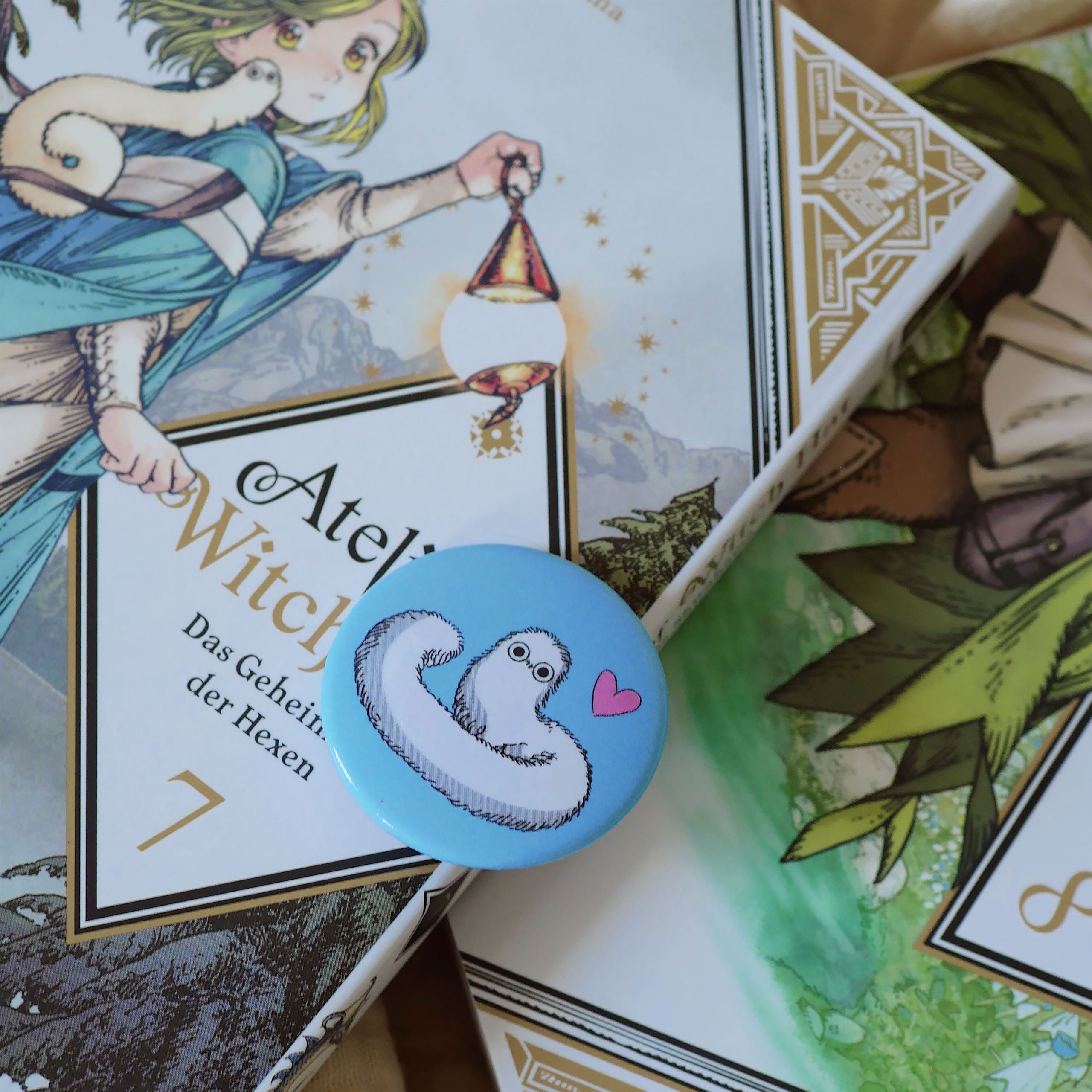 Product image Brushworm Button for Atelier of Witch Hat Fans