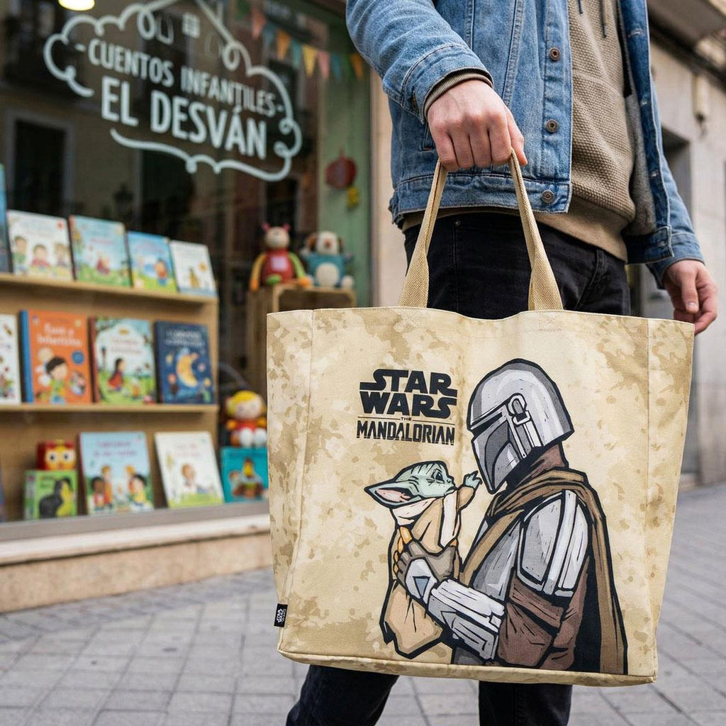 Product image Grogu and Mando Shopper Bag - Star Wars The Mandalorian & Grogu