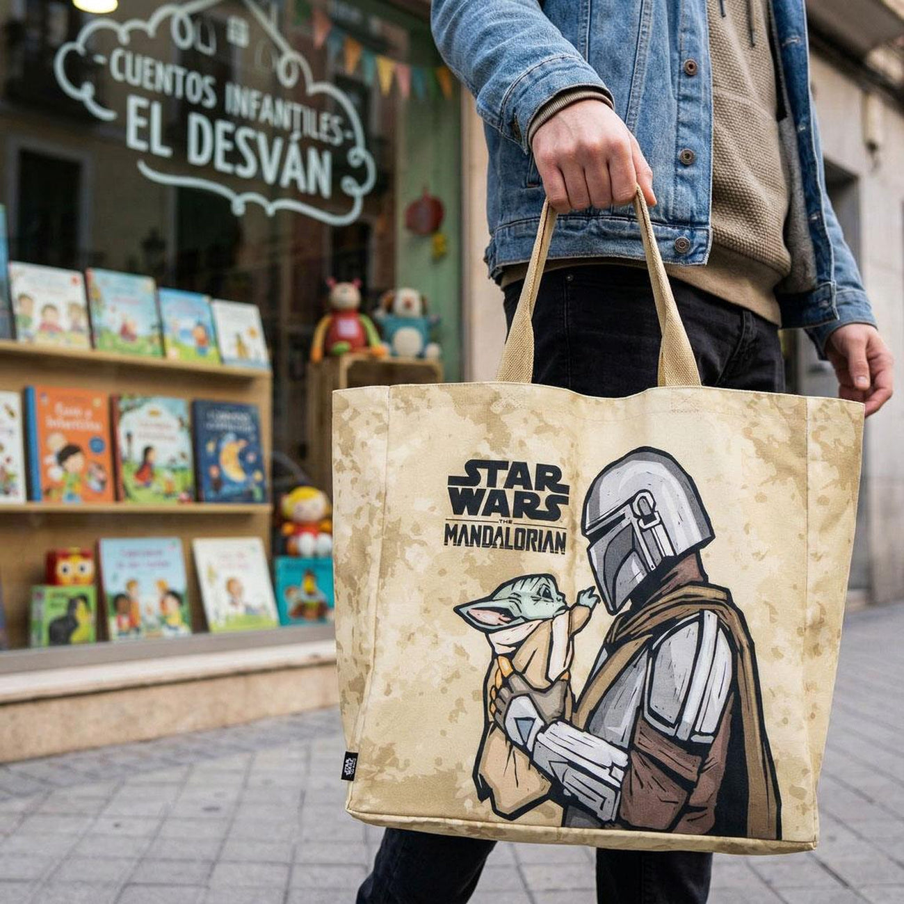 Product image Grogu and Mando Shopper Bag - Star Wars The Mandalorian & Grogu