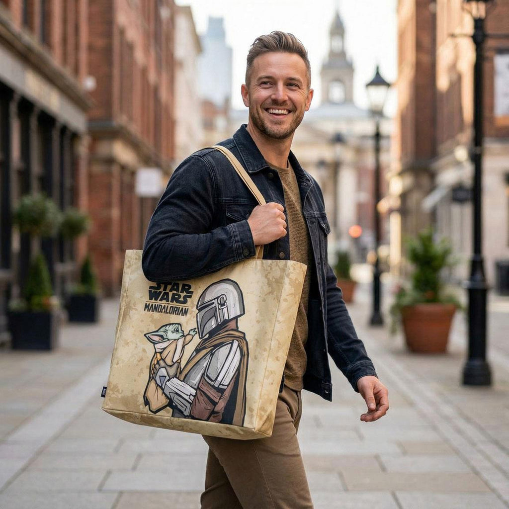 Product image Grogu and Mando Shopper Bag - Star Wars The Mandalorian & Grogu