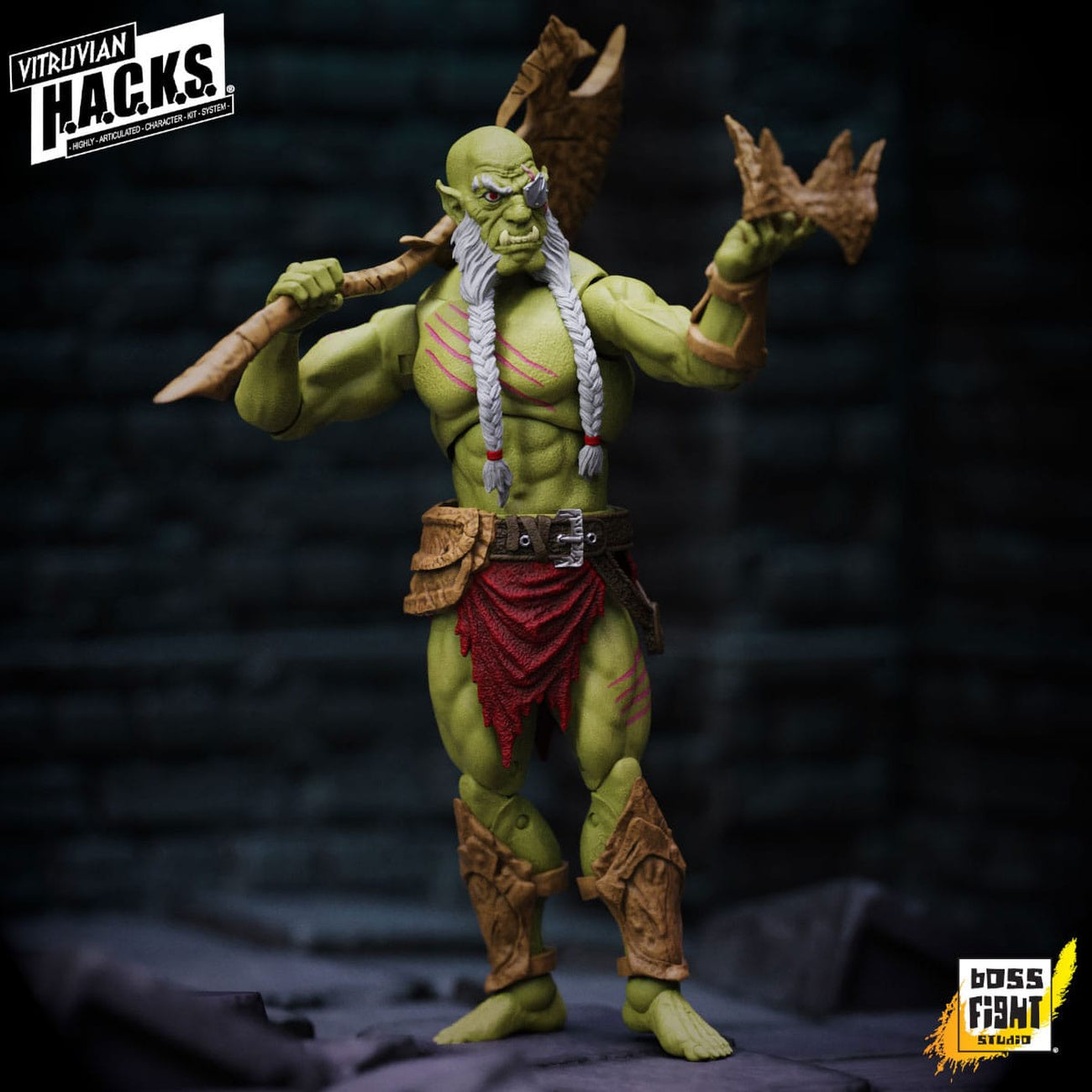 Product image Vitruvian H.A.C.K.S. Action Figure Mighty Orc Sovran Bur'Zagi